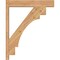 Ekena Millwork Merced Block Smooth Outlooker, Western Red Cedar, 5 1/2"W x 26"D x 32"H OUT06X26X32MRC05SWR - alternate 4